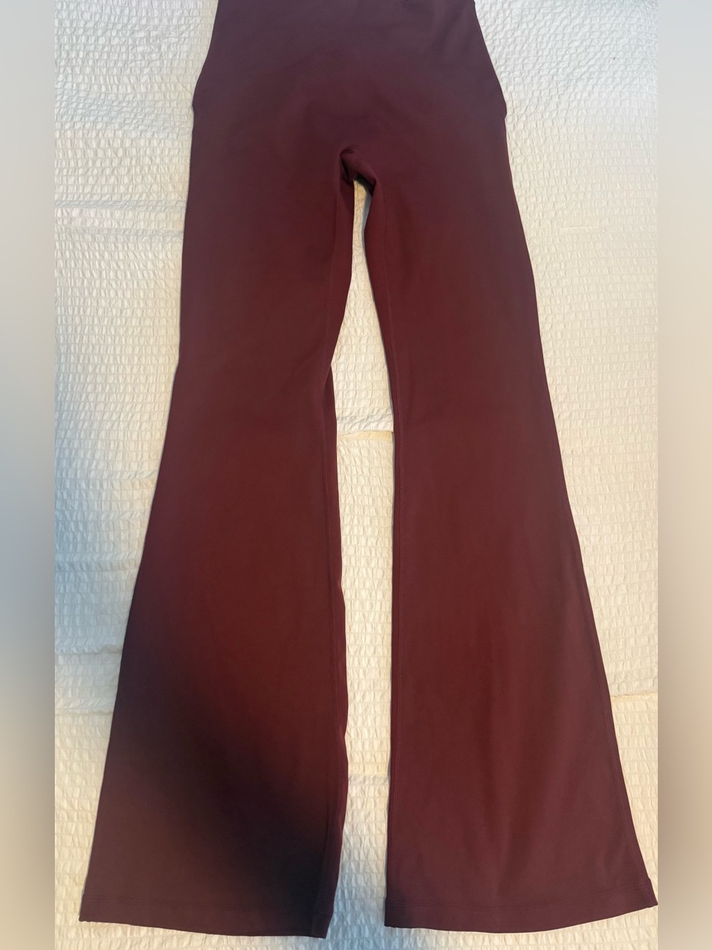 Salt Project Burgundy Flared Leg Active Pants